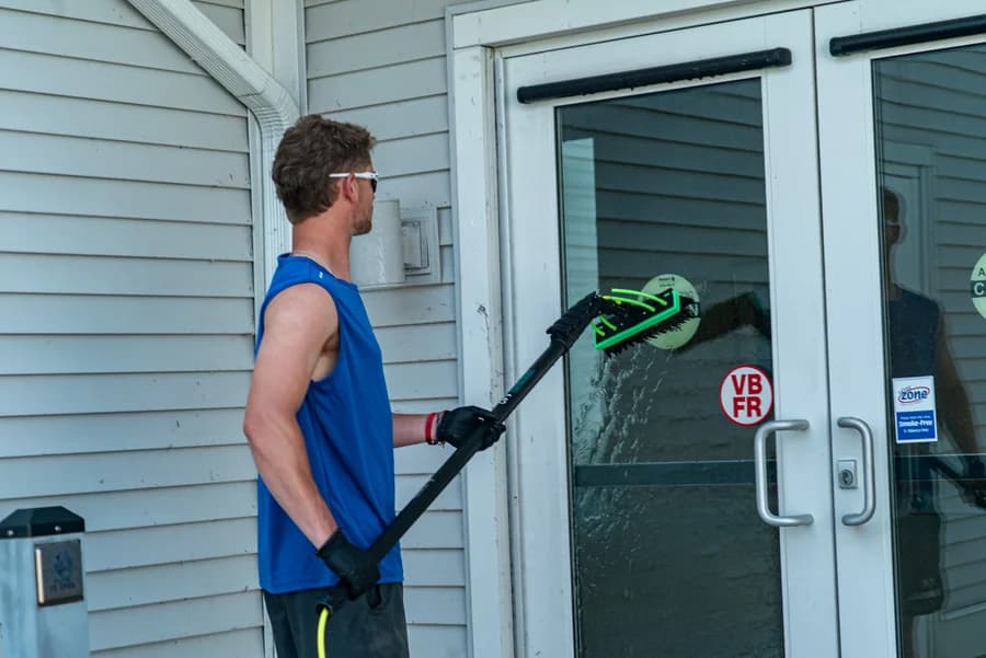 Ethan, field technician at Six Mile Exterior Cleaning Solutions