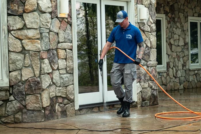 Oliver, owner and founder of Six Mile Exterior Cleaning Solutions